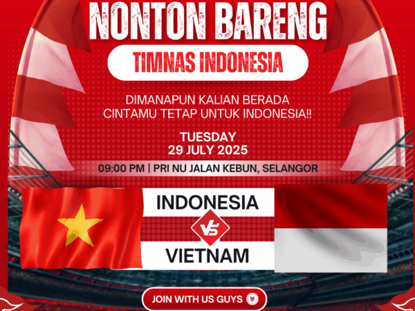 Kegiatan Nontong Bareng Final Piala AFF U23 Indonesia VS Vietnam