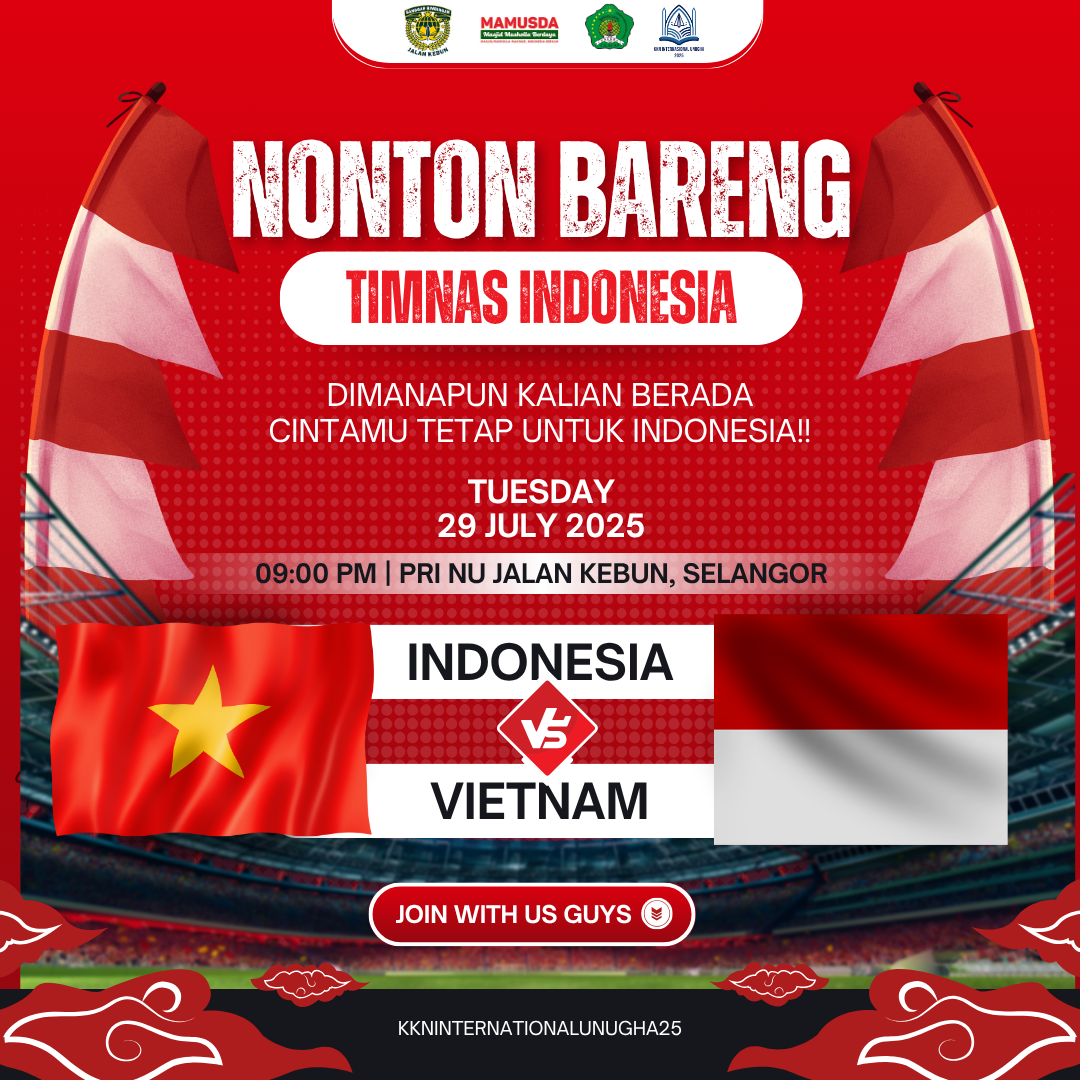 Kegiatan Nontong Bareng Final Piala AFF U23 Indonesia VS Vietnam